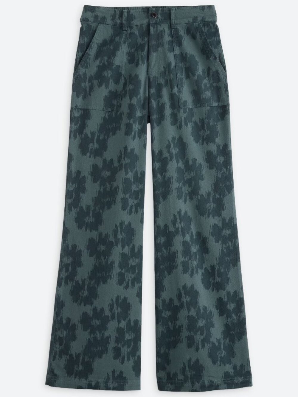 Threads 4 Thought Pamela Wide Leg Pants | Navy Floral | High Rise | Stretch | XL